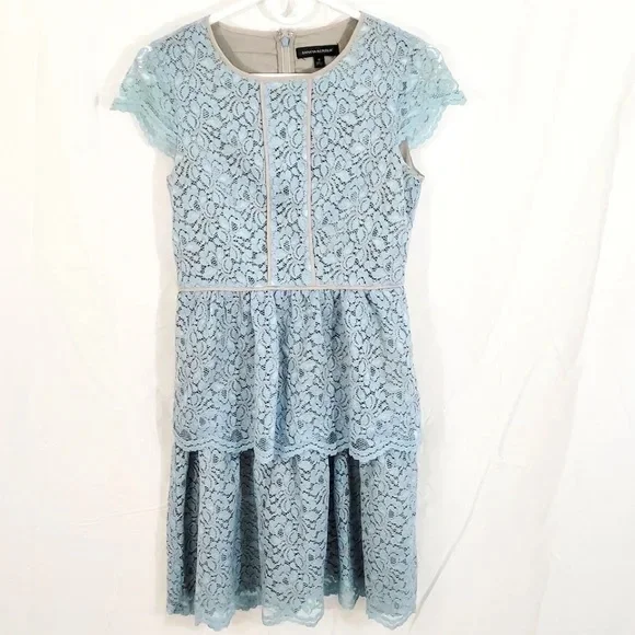banana republic blue ruffle dress BANANA REPUBLIC BLUE FLORAL RUFFLE WRAP MAXI DRESS #426748 NEW! 2